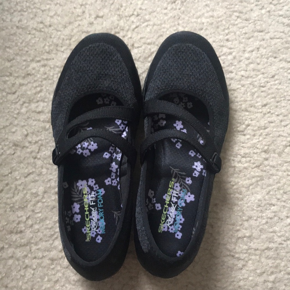 Skechers Mary Jane Sneakers with Memory Foam